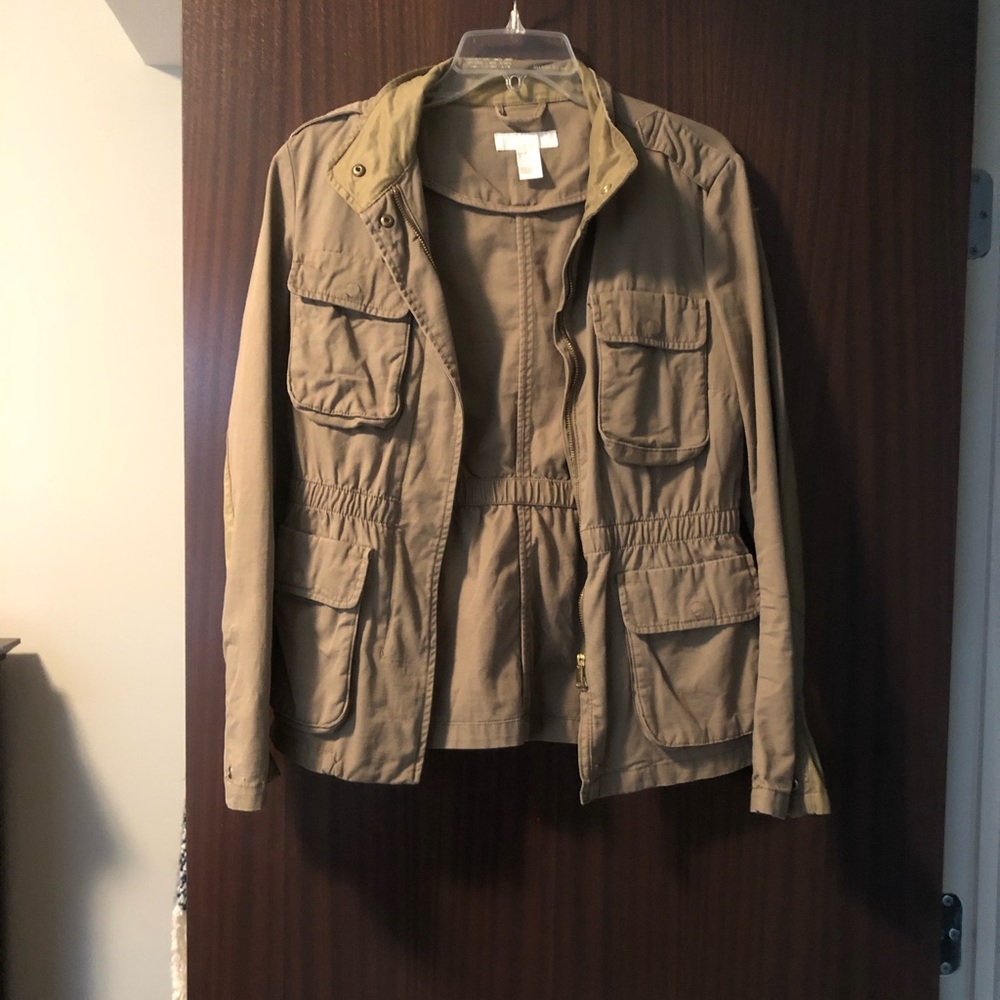 H&M Green Military Style Jacket